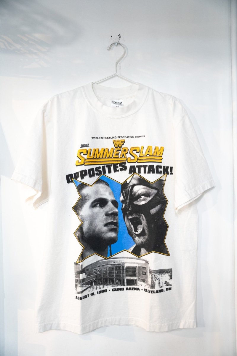 WWF Summerslam 1996 Opposites Attack Modern Boot Shirt Size Large - Keep It Classic
