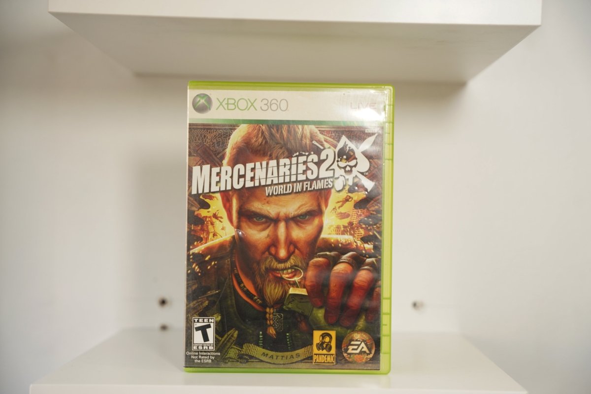 Xbox 360 Mercenaries 2 World In Flames w Manual - Keep It Classic