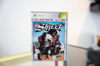 Xbox NFL Street Platinum Hits game case showing the cover art with football players and the game title on a black background