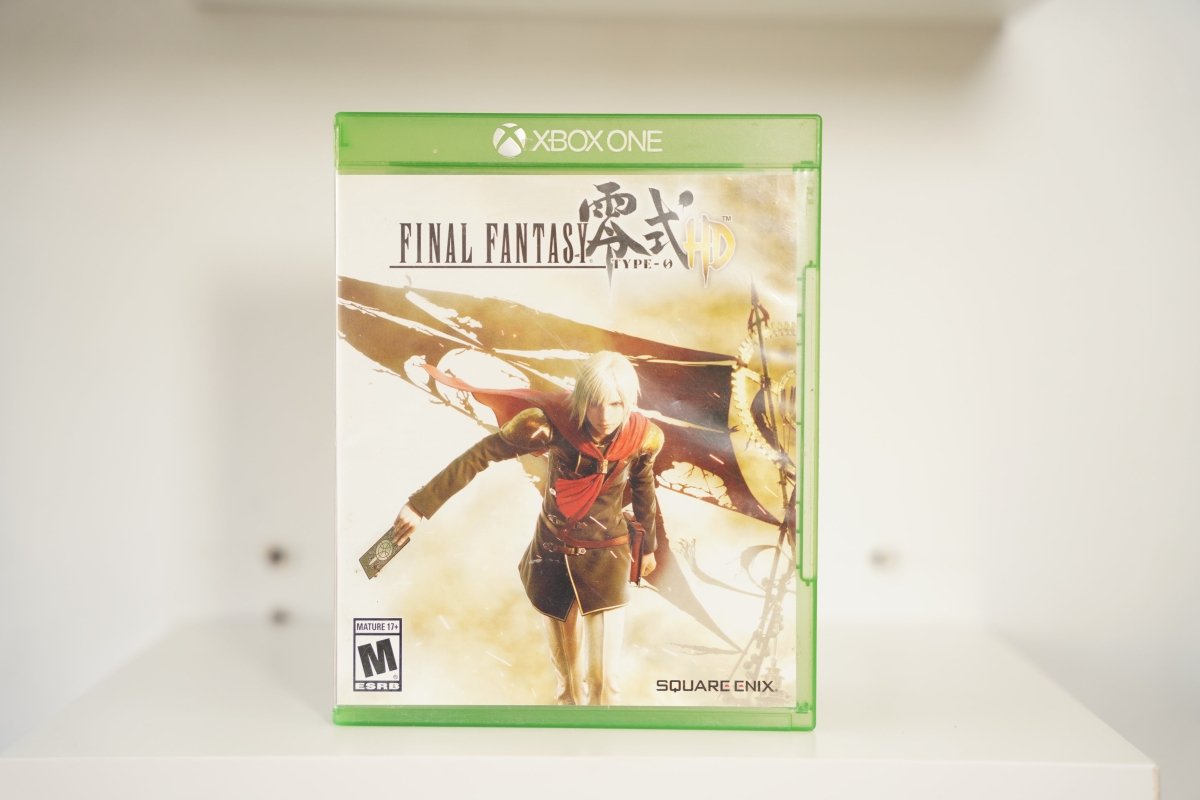 Xbox One Final Fantasy Type-0 HD case Ace blonde warrior red cape military uniform FINAL FANTASY kanji HD gold Square Enix Mature