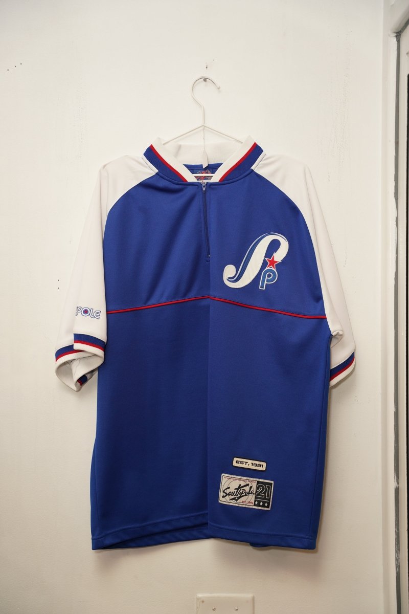 Y2K South Pole 1/4 Zip Shirt Large - Keep It Classic