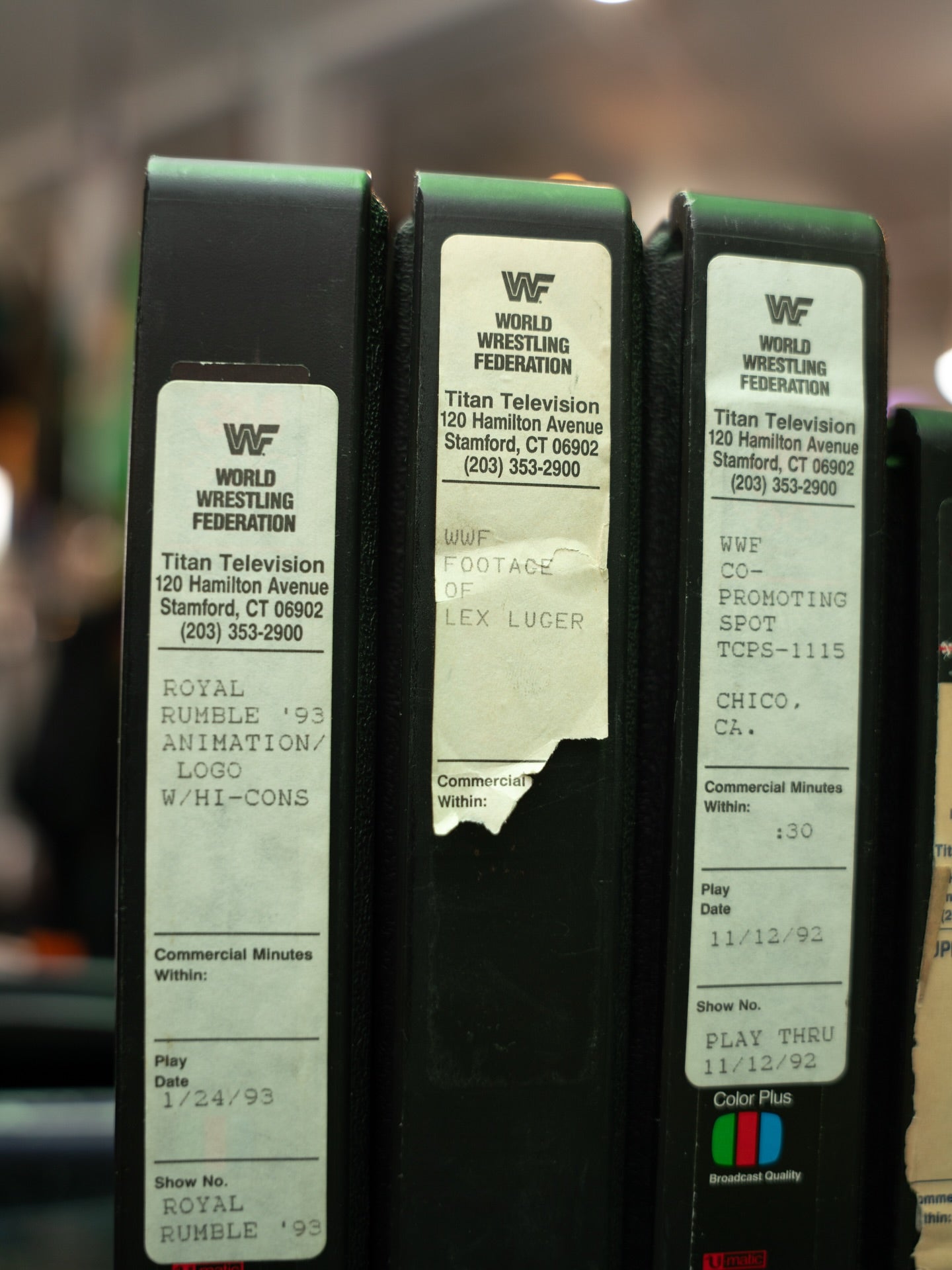 Rare WWF vintage collection on racks