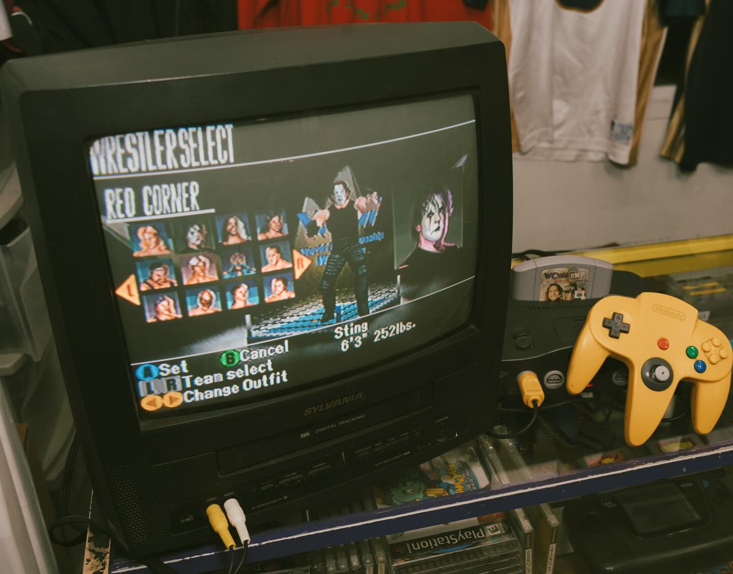 WCW vs NWO World Tour N64 cartridge