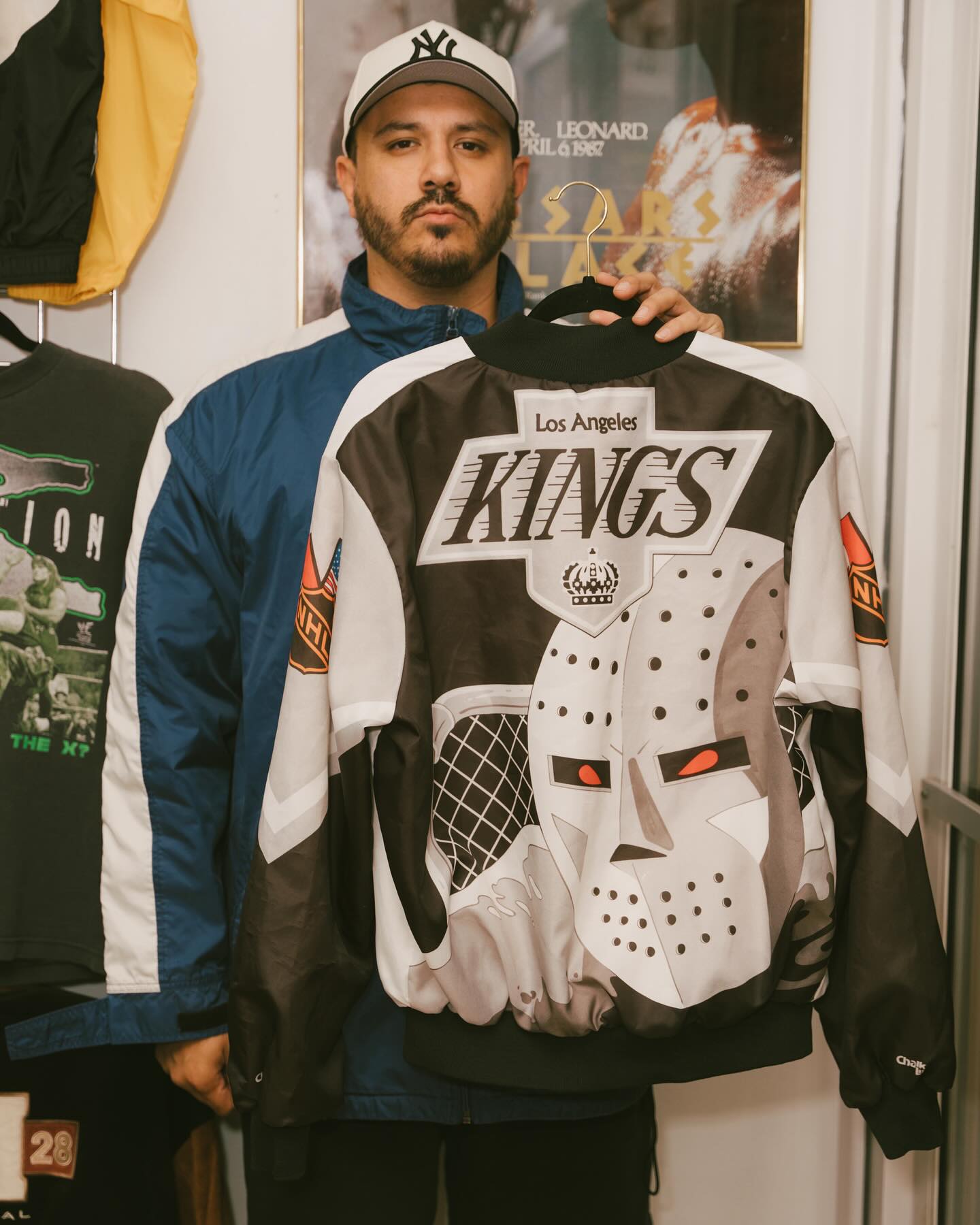90s Chalkline Los Angeles Kings Fanimation jacket